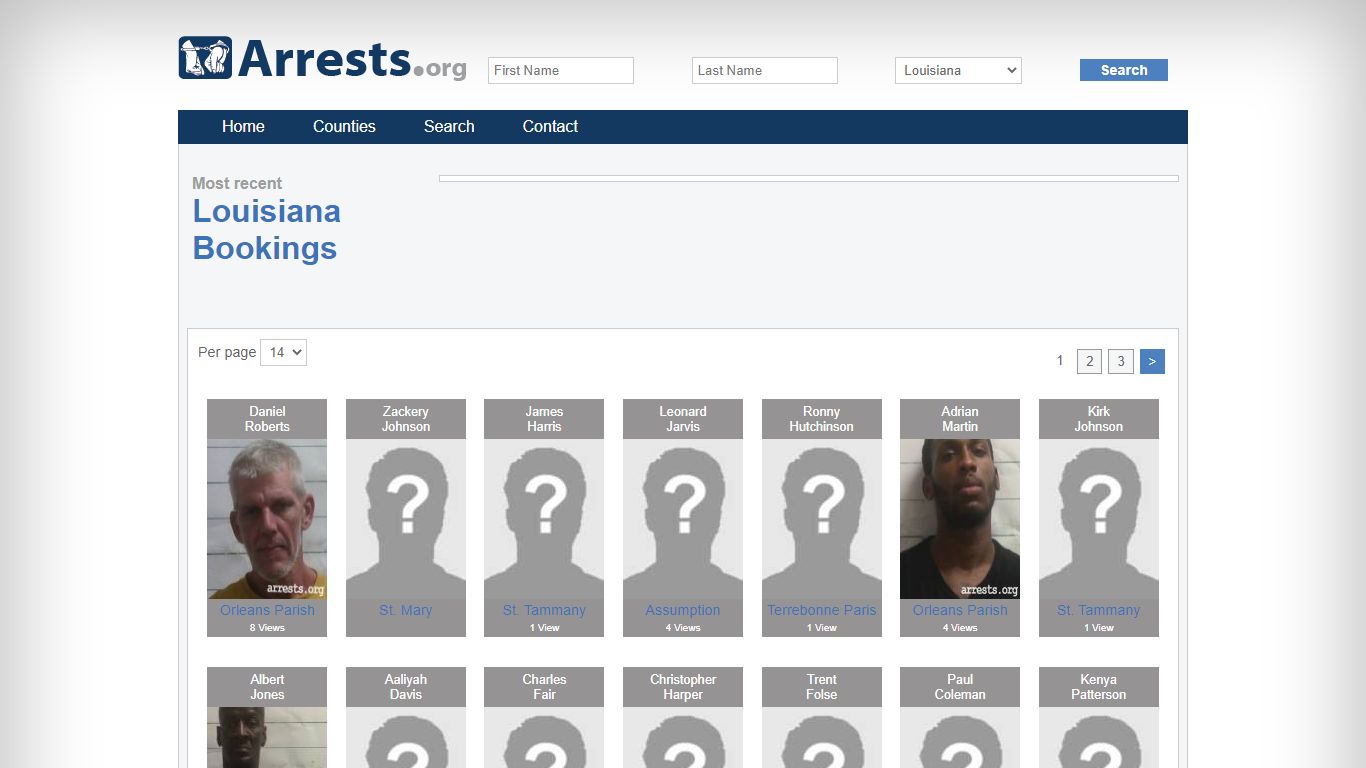 Louisiana Arrests and Inmate Search